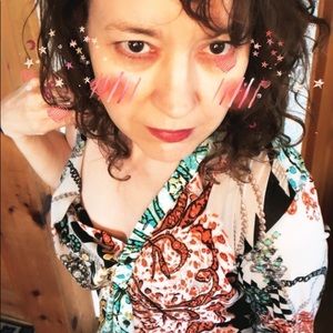 Translucent Colorful Blouse